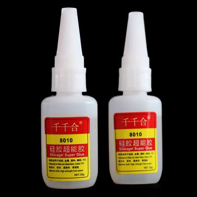 High Quality 8010 Low irritation High Pressure Gel Clear Silicone Super Glue